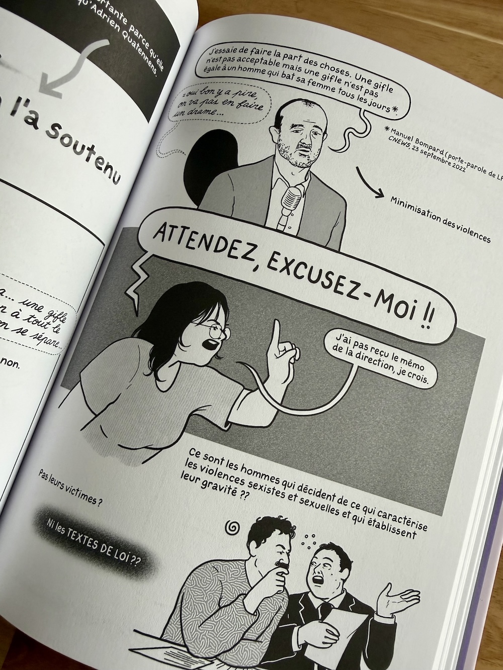 Extrait de la BD En Bons pères de famille