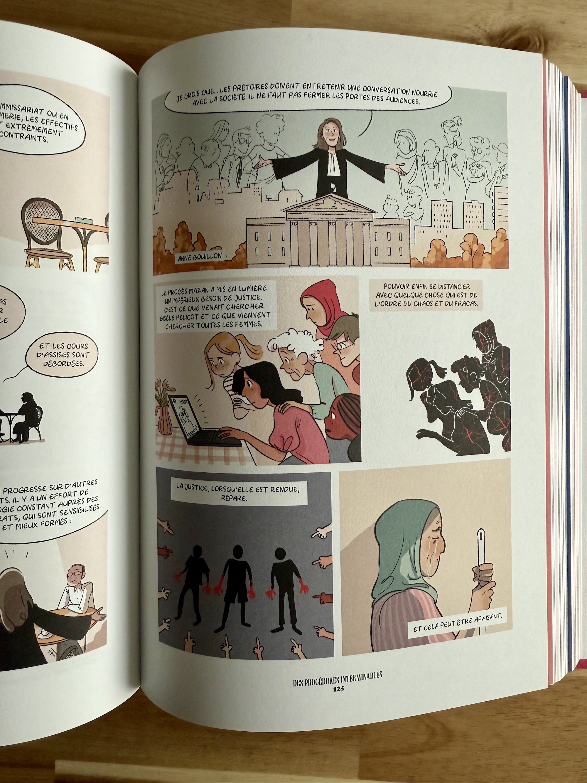 Extrait de la BD Notre Affaire illustré par Alix Garnier 